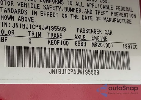 2018 Nissan Rogue Sport Sv z USA, uszkodzony, nr VIN JN1BJ1CP4JW195509